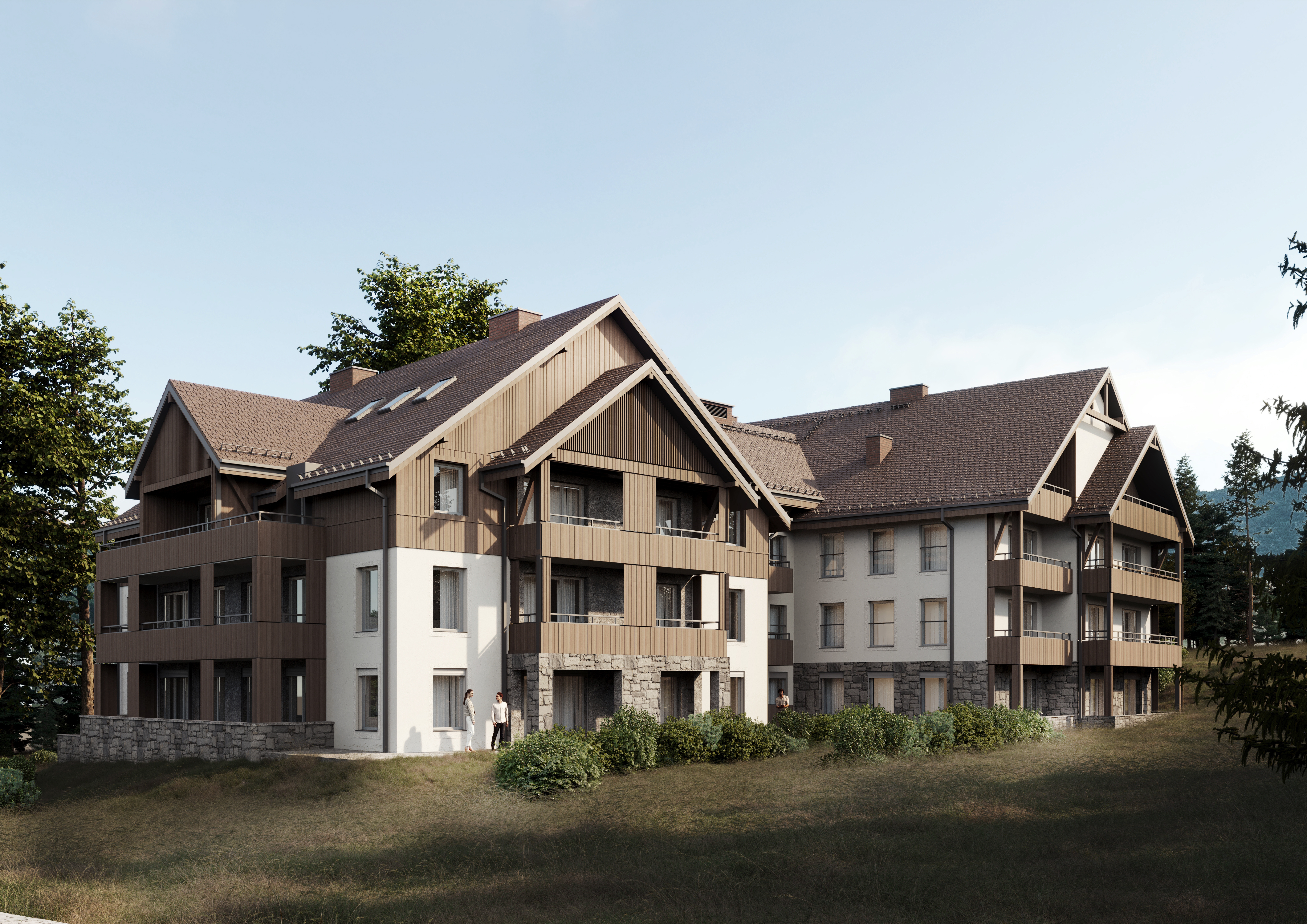 Projekt aparthotelu w Górach Izerskich